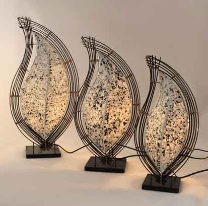 Lampe FLAME 3 Größen 3 Farben