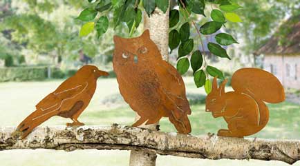 Baumdeko Baumfigur Eichhörnchen