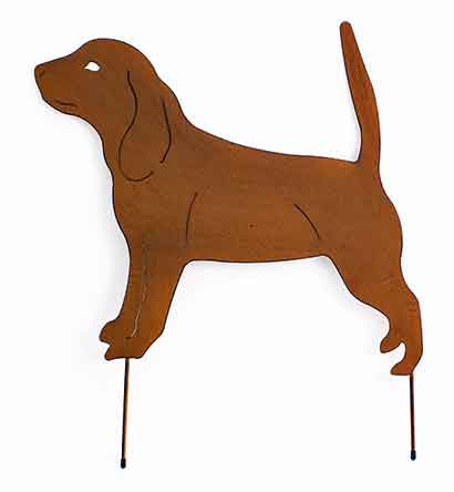 Gartenstecker Beetstecker Hund Welpe (924395)