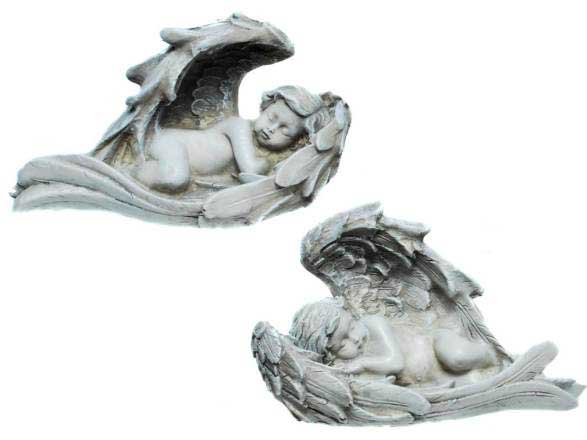 Engel in Fl�gel schlafend (S46153)