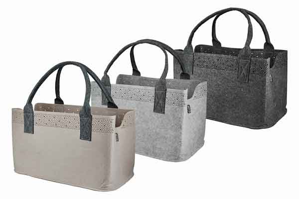 filztasche gro� grau
