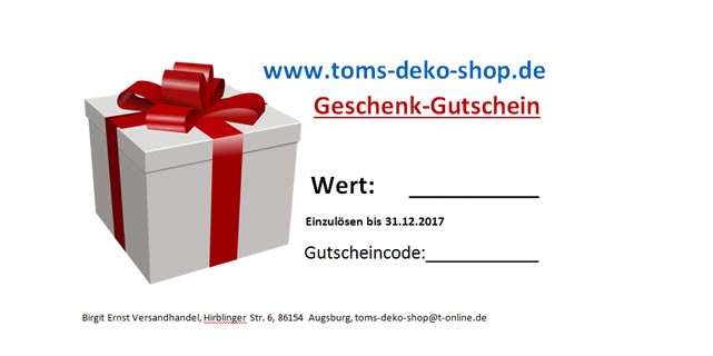 Geschenk-Gutschein 100,00 Euro