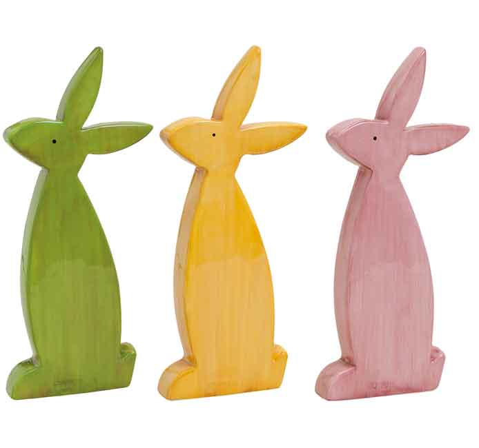 Hase Keramik 27 cm (57357w)