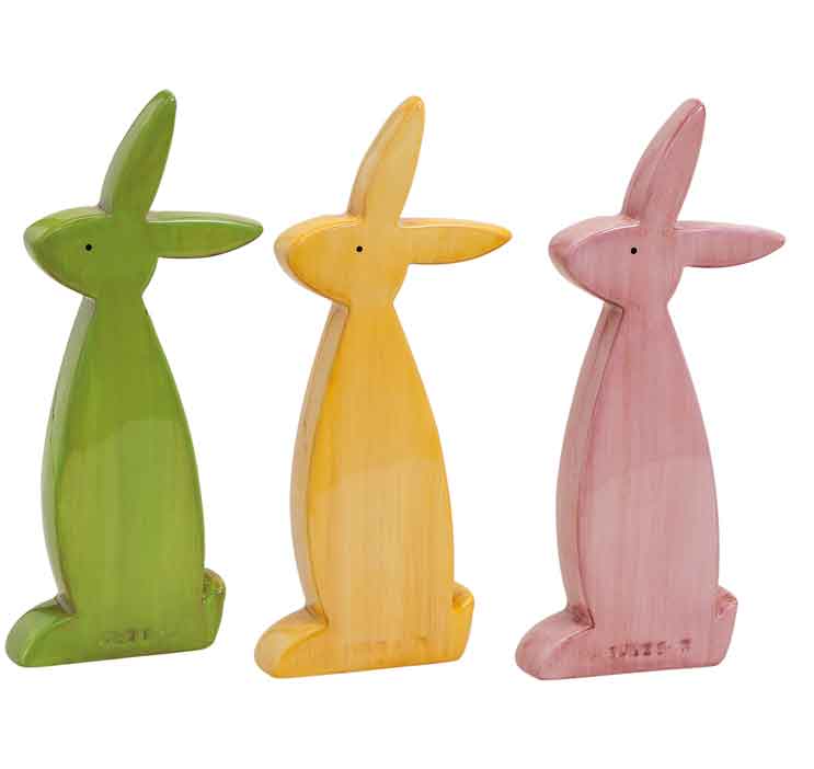 Hase Keramik 20 cm (57366w)