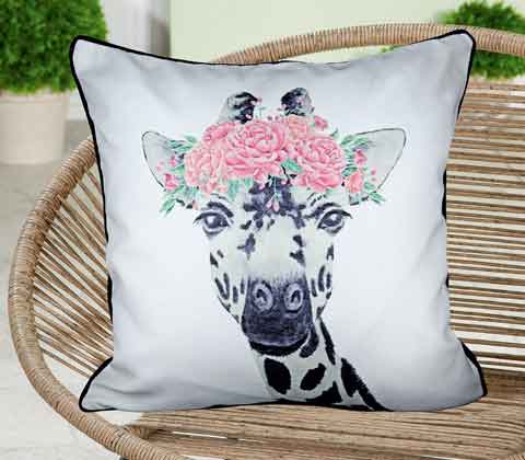 Kissen Giraffe 45 x 45 cm (G44086)