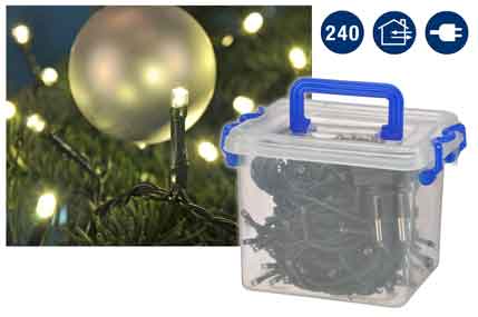 LED Lichterkette 240 Lampen warm-wei� (76042)
