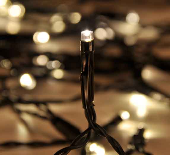 Außen LED Lichterkette 100 Lampen mit Auto-Timer für Innen 76096 Weihnachten