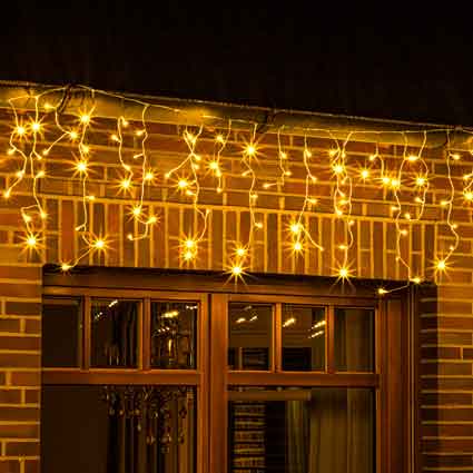 LED Lichtervorhang Eisregen 400 LEDs 8 m (76906)