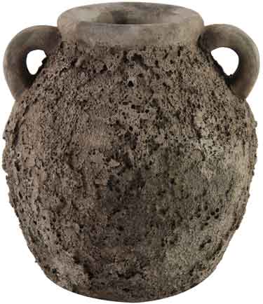 Amphore Vase Larisa grau 17 cm (D749692)