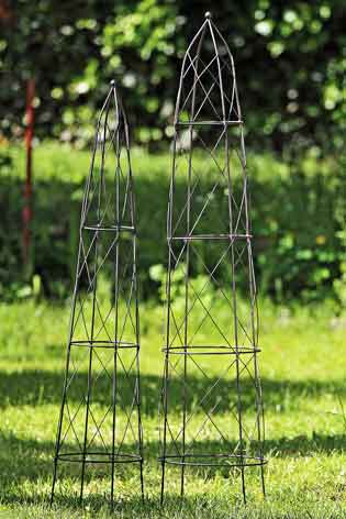 Ranksäule Obelisk schwarz 2 Größen (849850)