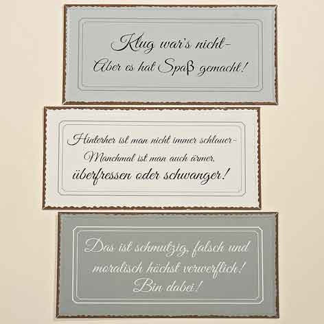 Schild mit Spruch witzig (295470)