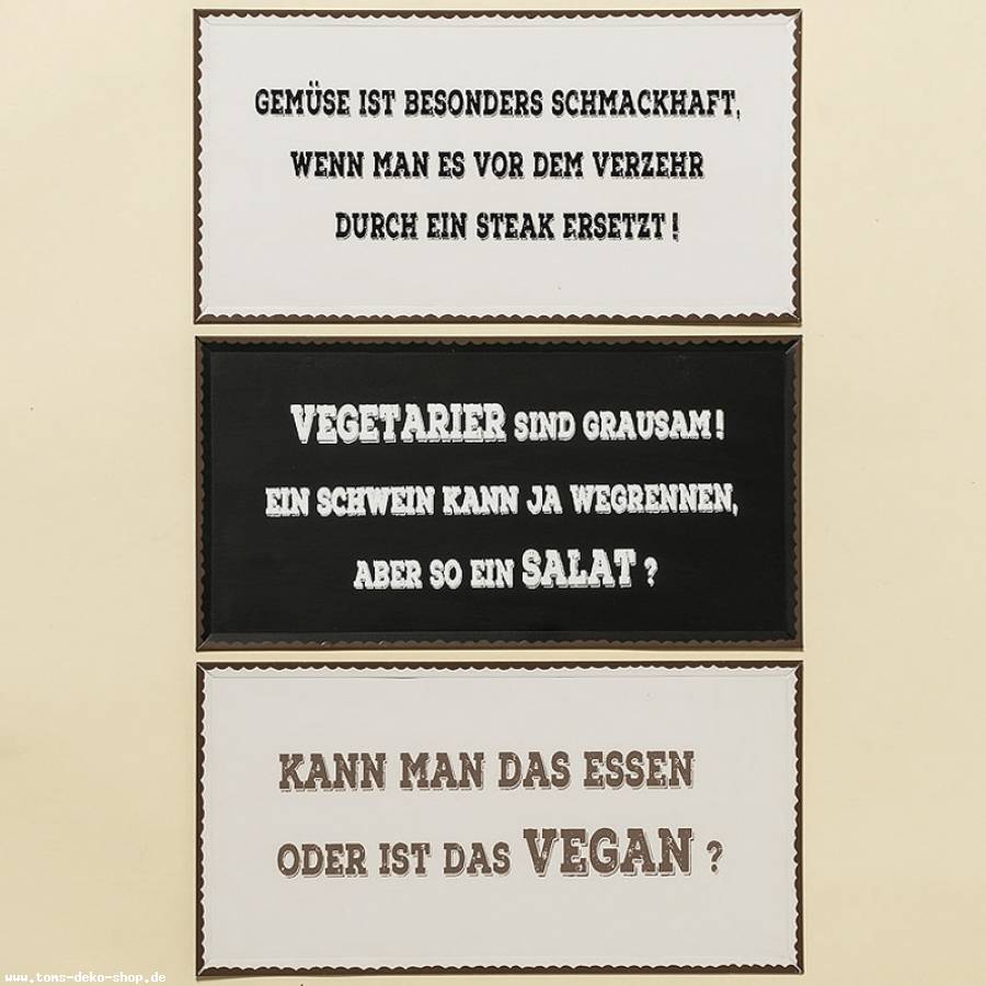 Schild mit Spruch GEMSE (374810)