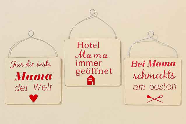 Schild Mama ist die Beste 3er-Set (557570)