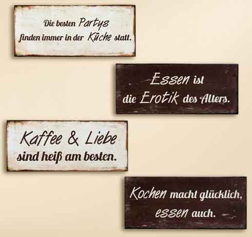 Schild mit Spruch (G69596)