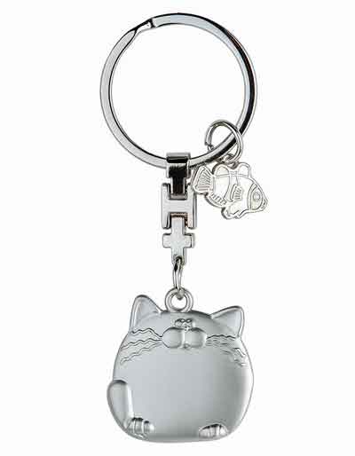 Schlüsselanhänger Fette Katze witzig (G51129)