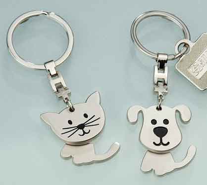 Schlüsselanhänger Hund + Katze (G50943)