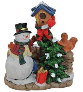 Winterszene Schneemann (15000w) Weihnachtsdorf Zubeh�r