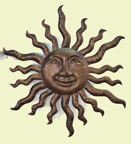 Wanddeko SONNE 40 cm (921405)