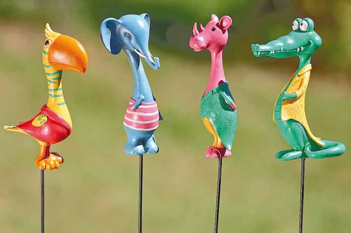 Gartenstecker BUNTE TIERE (438270)