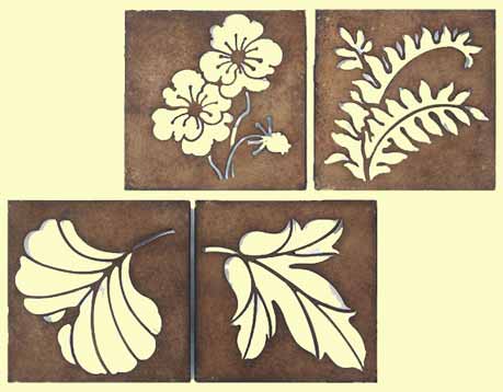 Wanddeko FLOWER Lasercut 2er-Set (932388)