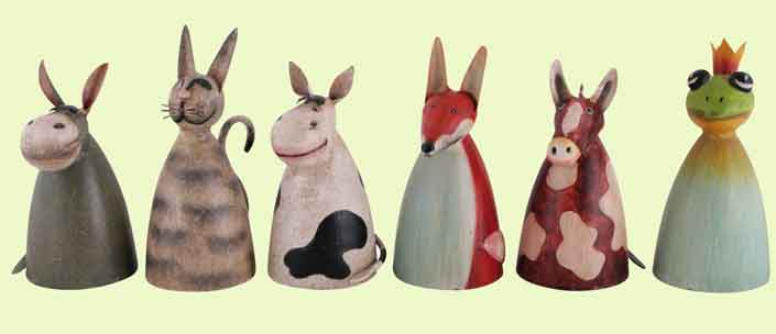 Zaunhocker Tiere Metall (213654e)